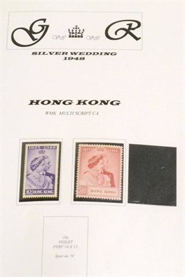 Lot 132 - Silver Wedding 1948. A mainly mint (many unmounted) collection. Includes Aden, Ascension,...