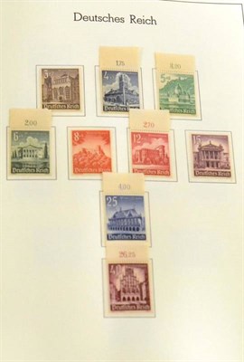 Lot 201 - Germany. A boxed Lighthouse hingeless album, housing a sparse 1933 to 1944 mint collection....