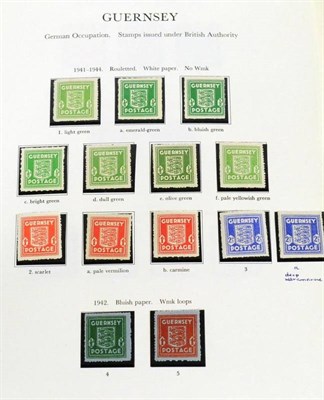 Lot 206 - Guernsey. 1941 to 2009 unmounted mint collection in printed three albums. A further unused...