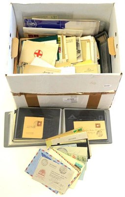 Lot 250 - Switzerland. A Carton housing hundreds of covers and cards from the 19th century to about 1960....