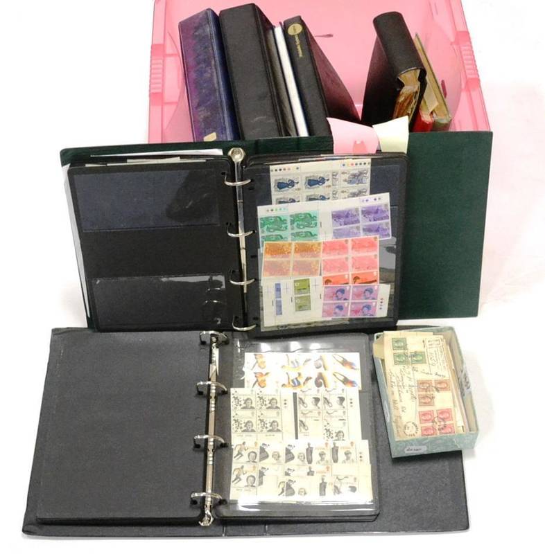 Lot 271 - Great Britain. A QEII mint collection in five binders and a stockbook. Majority decimal in...