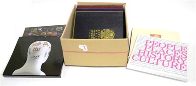 Lot 281 - Great Britain. A collection of thirty Royal Mail Year books from 1984 onwards. Few unopened