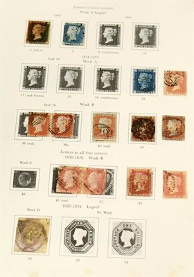 Lot 282 - Great Britain. Two mainly used 1840 to 1972 collections in printed albums. Both containing 1840...