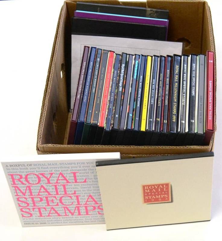 Lot 287 - Great Britain. A collection of Royal Mail Year books 1984 to 2007