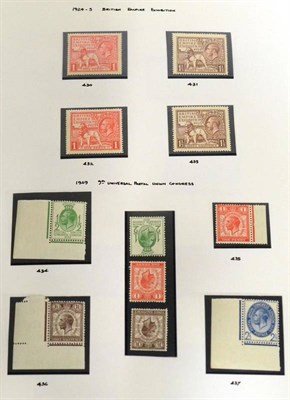 Lot 302 - Great Britain. A 1924 to 2009 unmounted three volume Commemorative collection (less 1929 £1...