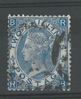 Lot 328 - Great Britain. 1867 2s pale blue used