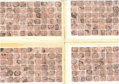 Lot 331 - Great Britain. 1880 1d venetian red reconstructed sheet of 240