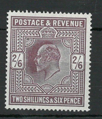 Lot 357 - Great Britain. 1911 - 1913 2s6d dark purple unmounted