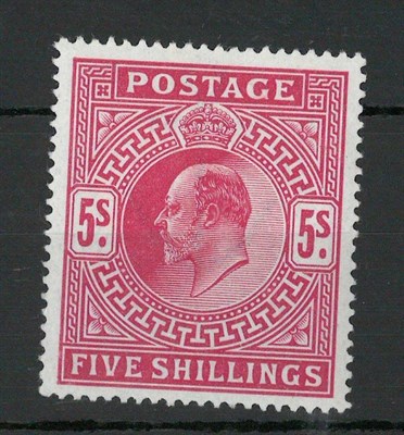 Lot 358 - Great Britain. 1912 5s unmounted