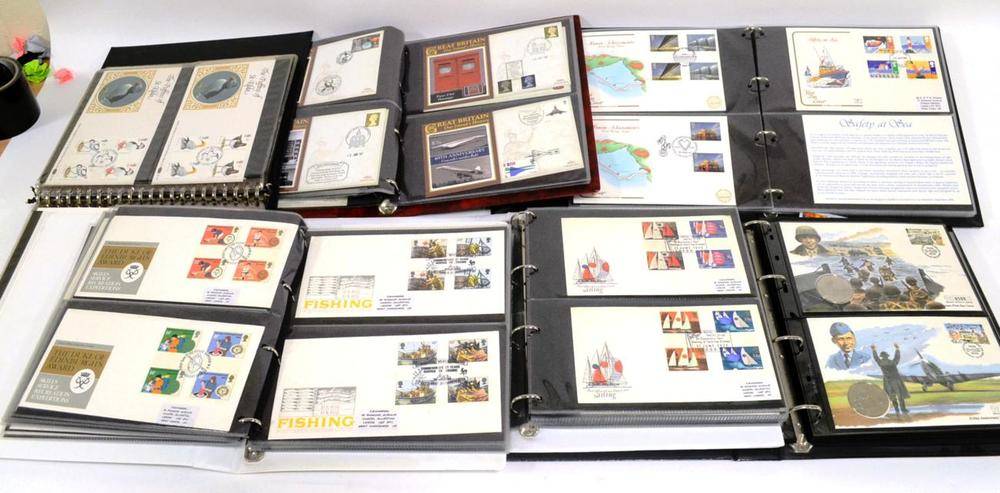 Lot 380 - Great Britain. A collection of First day and commemorative covers in six albums. Includes...