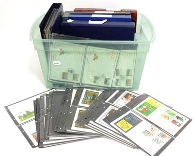 Lot 382 - Great Britain. A collection of FDC's and commemorative covers in three plastic containers. Includes