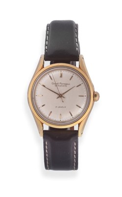 Lot 179 - An 18ct Gold Automatic Centre Seconds Wristwatch, signed Girard Perregaux, model: Gyromatic,...