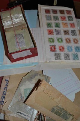 Lot 3 - A Carton housing loose all world in envelopes, loose leaf books, circulated and uncirculated...