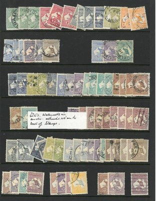 Lot 74 - Australia, New Zealand, North Borneo and Sarawak. A range of mint and used on five stock cards