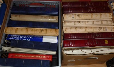 Lot 113 - Royalty. Several albums relating to Royal events in two boxes