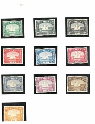 Lot 129 - Aden and States. A 1937 to 1966 mainly mint collection. Better include 1937 1r and 2r mint;...