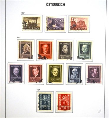 Lot 136 - Austria. Two Davo albums housing an 1850 to 1976 good to fine used collection. Includes a good...