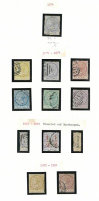 Lot 163 - Dominica. An 1874 to 1965 mint and used collection on loose album pages. Noted 1903 set mint,...