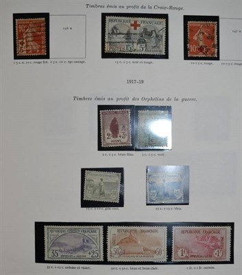 Lot 180 - France. A remaindered mint and used collection in a Yvert et Tellier album. Includes 1936 100th...