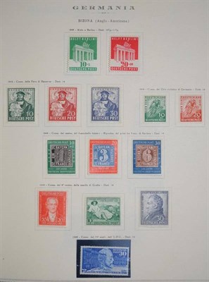 Lot 188 - Germany. A 1948 to 2001 fine mint, near complete collection in three Marini hingeless albums....