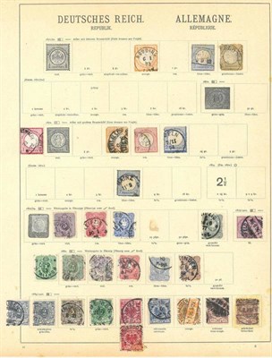 Lot 189 - Germany - Including Occupations. A range of mint and used on loose album pages