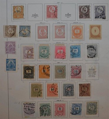 Lot 200 - Hungary. All periods in four albums/stockbooks and loose album leaves