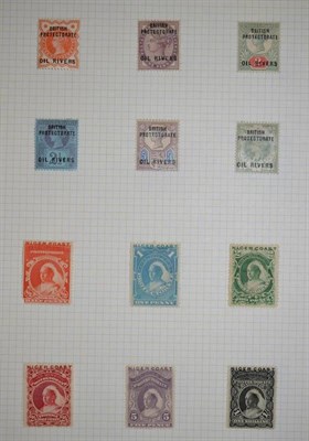 Lot 238 - Nigeria. A mint and used collection to the 1960's in a blue binder. Includes 1892 British...