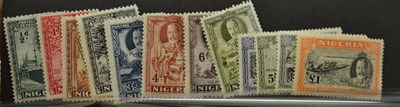 Lot 240 - Nigeria. 1936 definitive set mint SG35 - SG45