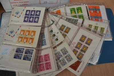 Lot 279 - United Nations. Several albums housing a duplicated range of mainly mint. Also FDC's. Some...