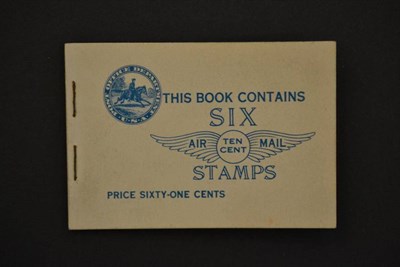 Lot 281 - U.S.A. 1928 Lindenberg Flight complete booklet SG SB63