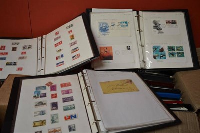 Lot 283 - U.S.A. Fifty seven binders housing a postal history collection, all era's. Includes single...