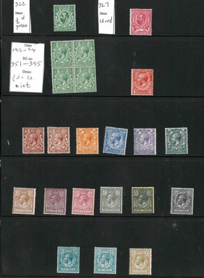 Lot 290 - Great Britain. A mint and used collection from 1887 to 1952. Better noted include 1887 Jubilee...