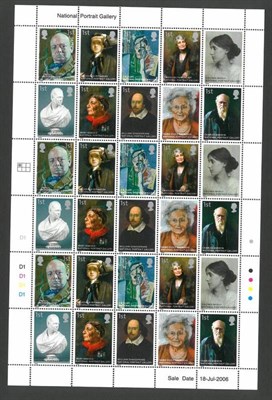 Lot 315 - Great Britain. A 2006 mint and used collection in four binders. Includes control blocks of six...