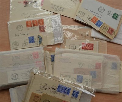 Lot 317 - Great Britain. An accumulation of 1940's to 1950's slogan postmarks on covers and pieces. Good...