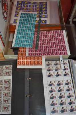 Lot 327 - Great Britain. An assortment of QEII (mainly) decimal issues in sheets, part sheets,...