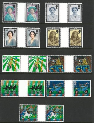 Lot 334 - Great Britain. A 1972 to 2003 mint collection of gutter pairs in two binders