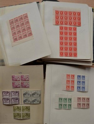 Lot 338 - Great Britain. Two distressed albums housing a mainly mint Queen Victoria to 1969 collection....