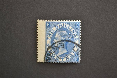 Lot 421 - Great Britain. 1867 - 1880 2s seep blue C-E wing. Good used