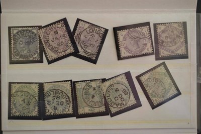 Lot 427 - Great Britain. 1883 to 1884 used set of ten
