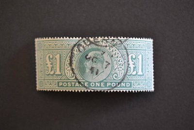 Lot 445 - Great Britain. King Edward VII £1 used