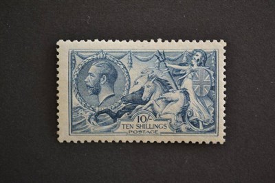 Lot 453 - Great Britain. 1919 10s Sea horse, fine mint
