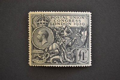 Lot 454 - Great Britain. 1929 £1 U.P.U. Good mint