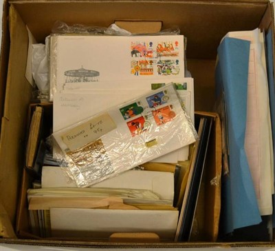 Lot 73 - Two Boxes that includes Great Britain FDC's & Presentation packs