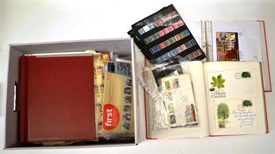 Lot 86 - Great Britain in a Carton. Includes FDC's and Presentation packs from the 1960's; album...