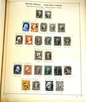 Lot 91 - A Senf Illustrated Postage Stamp Album part filled. Better include Great Britain 1d Mulready...