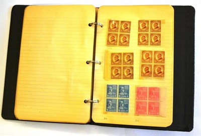 Lot 104 - A Mulready Stamp Album housing a remaindered album. Includes Great Britain 1840 2d blue N-F...