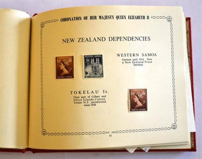 Lot 110 - The Coronation's of 1937 and 1953 in dedicated albums. Miscellaneous world issues in ledger and...