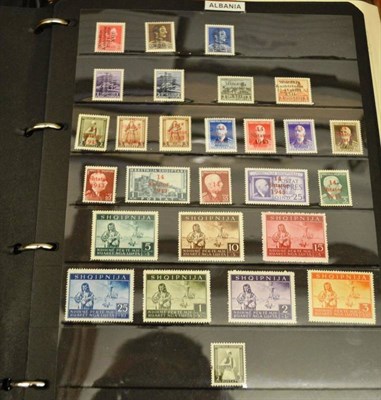 Lot 127 - Albania, Bulgaria and Rumania. A mint and used range in a binder. Strong in the World War II era