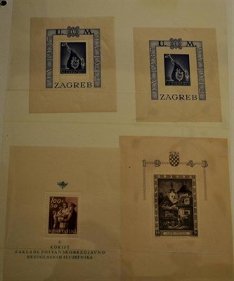 Lot 135 - Croatia, Serbia and Slovakia etc. A selection mint and used including full sheets and misc