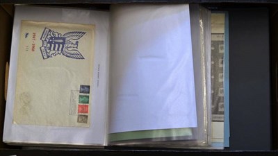 Lot 166 - A Binder housing Great Britain pre stamps entires and outer letter sheets to the 1940's. Some...